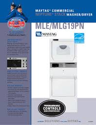 Усунення несправностей у вашому стекованому maytag neptune. Mle Mlg19pn Neptune Stack M Ay Ta G Manualzz
