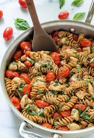 Healthy yummy easy pasta for two. Caprese Chicken Pasta Ready In 30 Minutes Wellplated Com