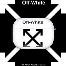 Off White Style Glossy Silicone Protective Case For Apple Airpods Pro In 2020 Protective Cases White Style Airpods Pro