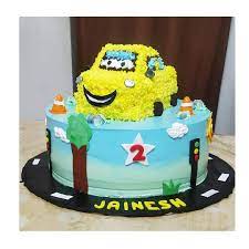 Select from premium birthday cake for 2 year old boy of the highest quality. Scrumptious Car Theme Cake For Two Year Old Boy Facebook