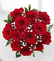 Red Rose Bouquet Red Rose Bridal Bouquet Red Wedding Flowers Red Bouquet Wedding