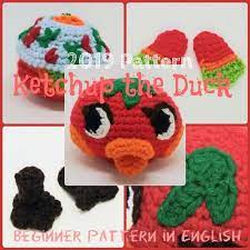Crochet Ketchup Inspired Pdf Plushie Pattern New Horizons Etsy In 2021 Plushie Patterns Crochet Animal Crossing