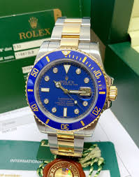 Rolex Submariner Date 116613lb Blue Diamond Dial