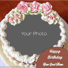 Write your name on beautiful and designer wish card for bday wishes with creative quotes for. Beautiful Birthday Cake With Name And Photo Edit Birthday Cake With Photo Happy Birthday Cake Photo Happy Birthday Cake Images
