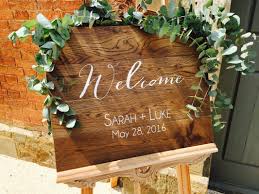 Personalized ceremony welcome board, large custom poster foam board. Chalk Boards Nerissa Eve Weddings