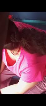 Downblouse bus - Busty milf cleavage caught in public transport