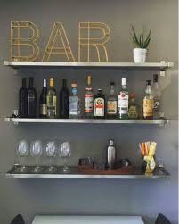 What A Creative Way To Design The Bar Area In Your Apartment Home Homedecor Homedesign Designinspo Woodmo Small Space Hacks Home Bar Decor Bars For Home