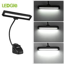 Ledgle Rechargeable Music Stand Light 14leds Reading Light Led Usb Clip Lamp Table Lamp Flexible Desk Lantern For Musician Gift Book Lights Aliexpress