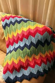 Zig Zag Knitted Blanket Pattern Your Next Project The Whoot Tig Isleri Orgu Modelleri Battaniye