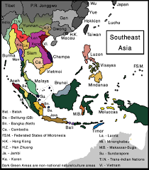 Southeastern Asia Vegetarian World Asia Map Map Asia