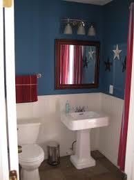 Red White Blue Powder Room Blue Bathroom Decor Blue Laundry Rooms Blue Powder Rooms