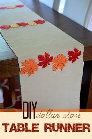 Diy Dollar Store Table Runner Place Of My Taste Fall Decor Dollar Tree Dollar Store Diy Thanksgiving Decorations Diy