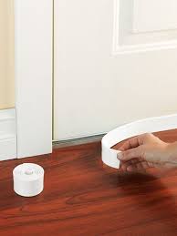 Stop Heat Or Cooled Air From Leaking Out The Door Insulate Easily With Peel Stick Door Seals Flexible Foam Strips Home Repairs Home Repair Door Insulation
