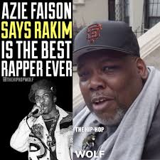 Azie Faison (who was depicted as ‘Ace Boogie’ in the movie “Paid In Full”)  calls Rakim the best rapper & speaks