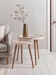 Small Mila Side Table Blush In 2020 Living Room Side Table Side Table Decor Living Room Side Tables Uk