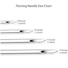 Bodyj4you 10pcs Piercing Needles Surgical Steel 14g Ear Nose Belly Tongue Nipple Eyebrow Labret