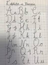 Learn french alphabet contains the same 26 letters of the english. French Handwriting Beth A S Teaching Eportfolio