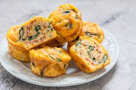 Ham and cheese egg bites. Spinach And Ham Egg Bakes Sauder S Eggs