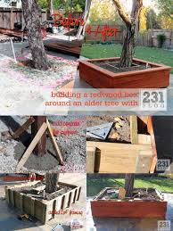 Instead of traditional leg supports or even nails and screws, this particular design interacts with its surroundings in a surprisingly simply way. 11 Diy Tree Bench Plans Free Hexagonal And Square Designs