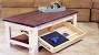 Glass Top Coffee Table With Drawers