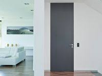 Wandbundige Turen Mit Verdeckt Liegender Zarge Turen Innen Innenturen Schiebetur Holz