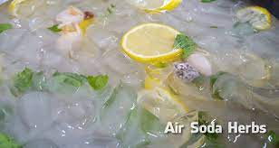 Air lemon soda ini juga pernah menjadi viral suatu ketika dulu! Resepi Air Soda Herbs Asap Dapur