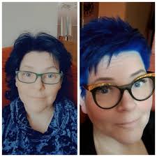 Hellos from Finland 🇫🇮 I am 57 years old and I have many years short  hair, moustly cut myself, but allways put color by myself 😊