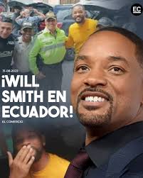 Tal como lo lees, #WillSmith visita #Ecuador 🙌 y se deja fotografiar de  sus seguidores » https://bit.ly/3Tuz4Iy