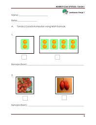 With our holiday programs and online app, achieve your dream atar. Modul Kssr Matematik Tahun 1 Versi B Malaysia Math Words Fine Motor