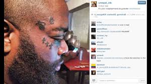 As well as having crazy patterns tattooed across his arms and shoulders, foxx also has this tribal tattoo on the back of his head. Face And Neck Tattoos Not Widely Accepted Cnn
