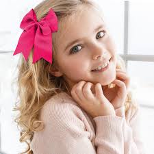 2 Packs Jumbo Cheerleading Bow 8 Inch Large Cheer Hair Bows with Ponytail  Holder for Teen Girls Softball Outfit Uniform(Deep Rose Red) : Amazon.sg:  Beauty