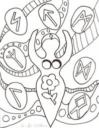 There are tons of great resources for free printable color pages online. Goddess Coloring Page Coloring Pages Coloring Books Wiccan Crafts
