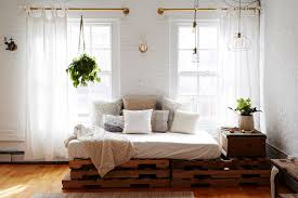 Easily transform this daybed from sofa to bed with the addition of bedsheets and pillows. Can You Replace A Sofa With A Daybed Decorating Lonny
