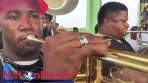 Photographer Nigel Browne went among the Bahamians to take in some  junkanoo. They bring the beat to the CARIFTA Games every year.  #BarbadosNation