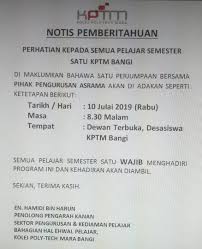 Find admission contact, job vacancies, courses, programs, degrees, scholarships. Yuran Kptm Bangi 2018
