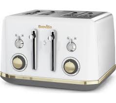 Flip the toaster on the other side and pull the highlighted wire to detach it from the bottom part. Buy Breville Mostra Vtt937 4 Slice Toaster White Free Delivery Currys