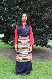 Dark Brown Sleeveless Tibetan Khampa Chuba - Little Moon Tibetan Gift Shop