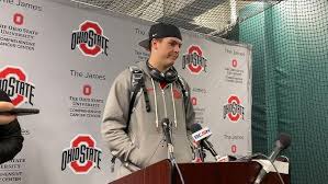Will Howard Press Conference Following Win vs Northwestern at Wrigley Field