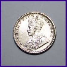 Rupee George V British India Silver Coin