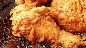 In that order, dip chicken (or whatever you will fry)shaking off excess after each dip. Batter Fried Chicken Kitchen Cookbook