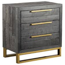 Rubberwood solids with chinese walnut veneers. Elixir Two Drawer Nightstand Transitional Nightstands And Bedside Tables By Buildcom Houzz