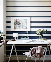 Make your bed and accent wall soft, like this large rectangular bedroom feature. 25 Striped Accent Walls For Your Home Digsdigs
