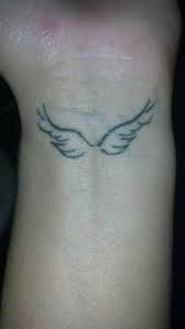 Small Angel Wings Tattoo On Wrist Small Angel Wing Tattoo Wing Tattoos On Wrist Wings Tattoo