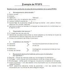 Modele Ppsps Simple Exemple Devis Modele Word Modele De Planning