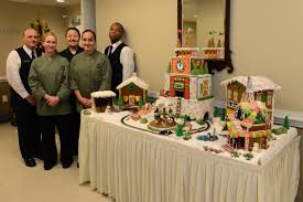 0.1 miles from pentagon row. Soldiers Craft Tasty Intricate Gingerbread Village At Pentagon Ramblingwritingmachine