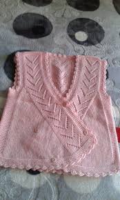 Ajurlu Onler Ust Uste Binmis Cepken Yapimi 4 5 Yas Baby Knitting Patterns Orgu Bebek Elbise Ogreticileri