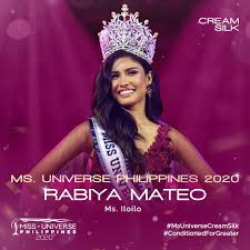 Umalis na sa pilipinas at nagtungo sa estados unidos si miss universe philippines 2020 rabiya mateo bilang paghahanda sa prestihiyosong pageant na gaganapin sa miami, florida. Thai Entertainment Portal On Twitter Congratulations To Rabiya Mateo From Iloilo For Winning The New Miss Universe Philippines 2020 Missuniversephilippines Missuniversephilippines2020 Missuniverse2020 Https T Co Rjb04kyd7j