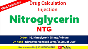 Image result for Nitroglycerin Drip