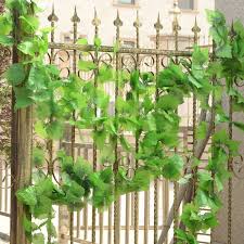 Virginia creeper has suction cups. Long Artificial Plants Green Ivy Leaves Artificial Grape Vine Fake Foliage Leaves Home Wedding Decoration 5x Branch 220cm Decorative Plastic Plants Plant Home Decordecorative Plant Stakes Aliexpress