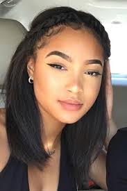 Straight Human Hair Bundles With Closure Sew In For Black Women Do You Want Same Gorgeous Shinning H Natural Hair Styles Straight Hairstyles Baddie Hairstyles